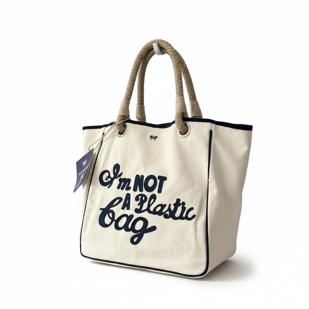 Anya Hindmarch I’m Not A Plastic Bag Whole Foods Collaboration - Picture 2 of 9